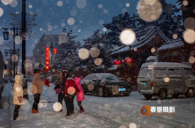 大同2018年的第一次與雪的邂逅，大同你太美了！