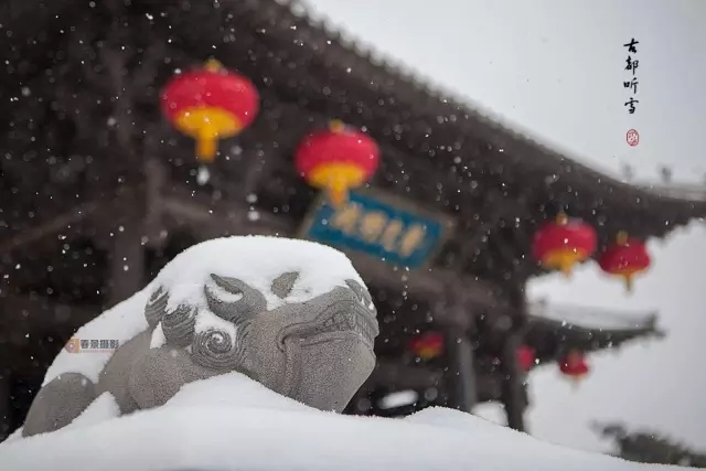 大同2018年的第一次與雪的邂逅，大同你太美了！